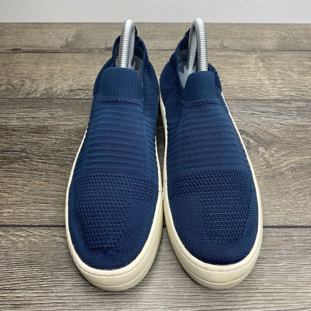 J / SLIDES HILO PLATFORM NAVY BLUE SLIP ON SHOES SZ 10. - Picture 6 of 10